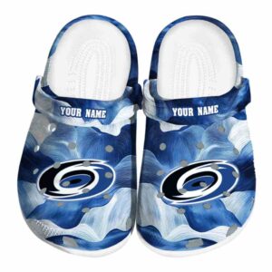 personalized carolina hurricanes ocean waves clog best selling