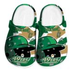 personalized charlotte 49ers baseball helmet clog best selling