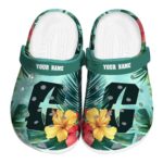 personalized charlotte 49ers tropical vibes clog best selling
