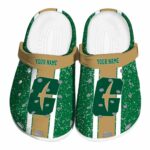 personalized charlotte 49ers vertical stripes clog best selling