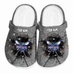personalized charlotte hornets cracked ground texture clog best selling