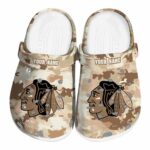 personalized chicago blackhawks desert camo clog best selling