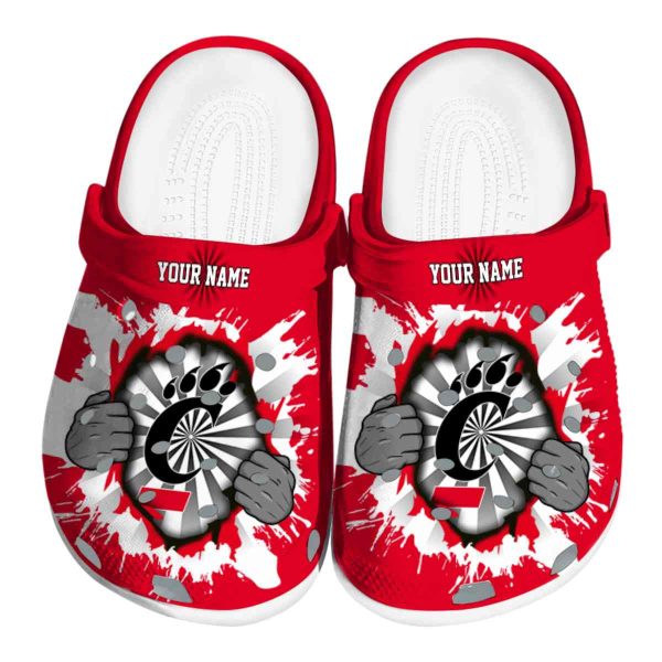 personalized cincinnati bearcats gripping hand clog best selling