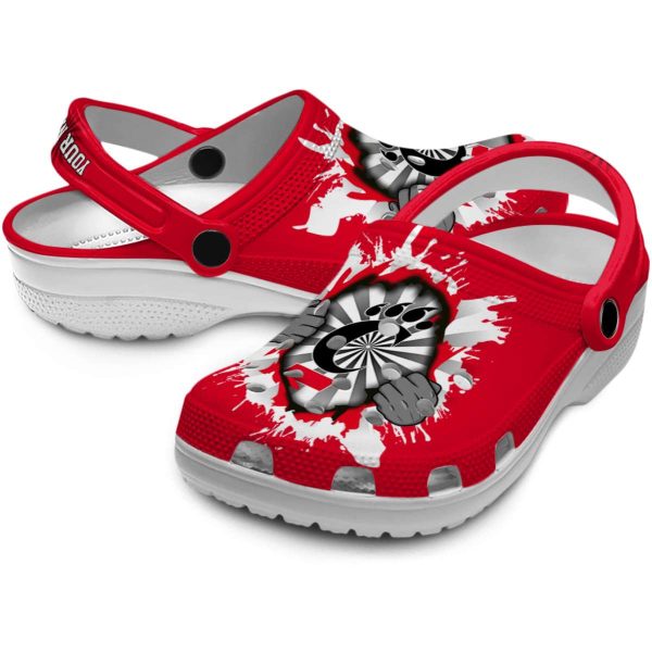 personalized cincinnati bearcats gripping hand clog high quality
