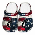 personalized cincinnati bearcats patriotic stripes clog best selling