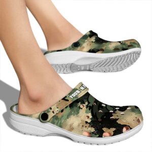 personalized coastal carolina chanticleers camouflage craze clog fashion forward