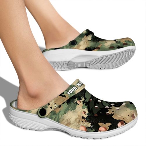 personalized coastal carolina chanticleers camouflage craze clog fashion forward