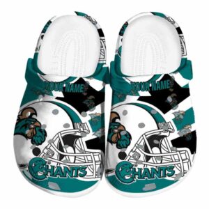 personalized coastal carolina chanticleers football helmet clog best selling