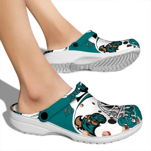personalized coastal carolina chanticleers football helmet clog fashion forward