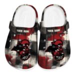 personalized coastal carolina chanticleers plaid fusion clog best selling