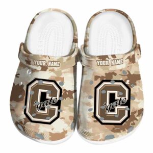 personalized colgate raiders desert camo clog best selling