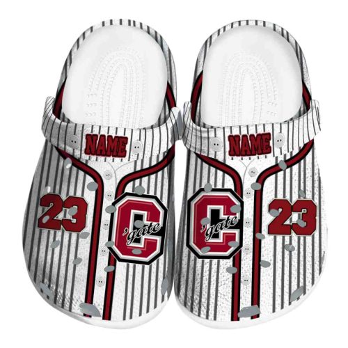 personalized colgate raiders pinstripe pattern clog best selling