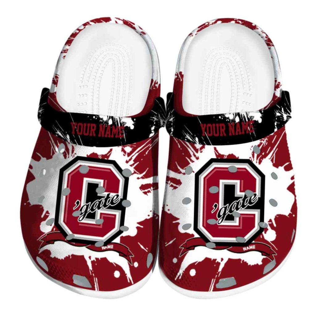 Personalized Colgate Raiders Splatter Pattern Clog - VivaCrocs
