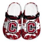 personalized colgate raiders splatter pattern clog best selling
