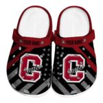 personalized colgate raiders star spangled graphic clog best selling