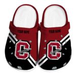 personalized colgate raiders striped accents clog best selling