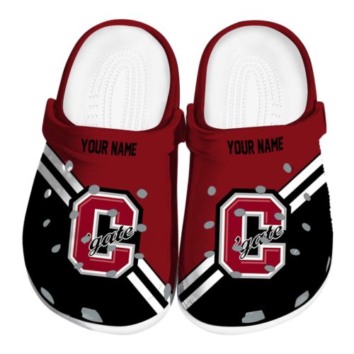 personalized colgate raiders striped accents clog best selling