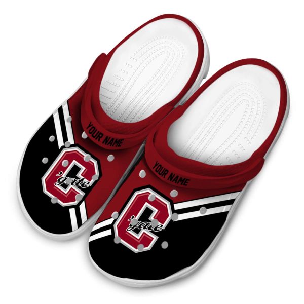 personalized colgate raiders striped accents clog latest model
