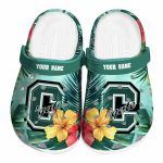 personalized colgate raiders tropical vibes clog best selling