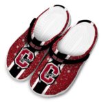 personalized colgate raiders vertical stripes clog best selling