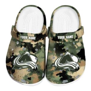 personalized colorado avalanche camouflage craze clog best selling