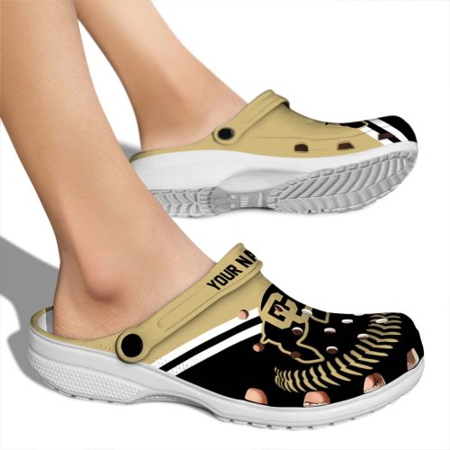 personalized colorado buffaloes baseball motif clog fashion forward