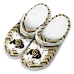 personalized colorado buffaloes zigzag paint burst clog best selling