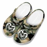 personalized colorado state rams camouflage craze clog best selling