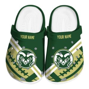 personalized colorado state rams football motif clog best selling