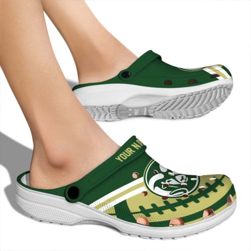 personalized colorado state rams football motif clog fashion forward