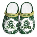 personalized colorado state rams splash art clog best selling