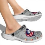 personalized columbus blue jackets cracked texture clog best selling
