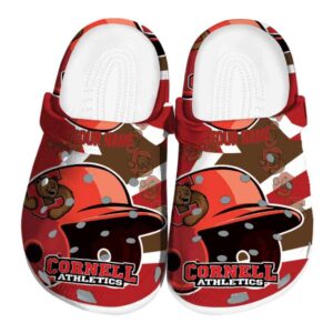 personalized cornell big red baseball helmet clog best selling