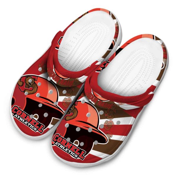 personalized cornell big red baseball helmet clog latest model