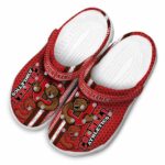 personalized cornell big red contrasting stripes clog best selling