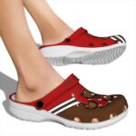 personalized cornell big red striped accents clog best selling