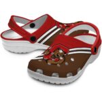 personalized cornell big red striped accents clog best selling