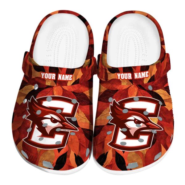 personalized creighton bluejays autumn leaves clog best selling
