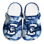 personalized creighton bluejays ocean waves clog best selling