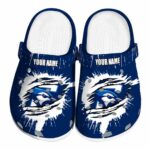 personalized creighton bluejays splash motif background clog best selling