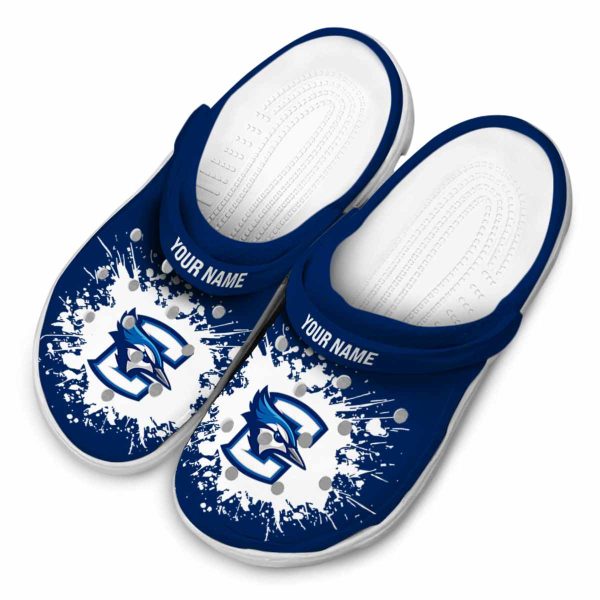 personalized creighton bluejays splatter background clog latest model
