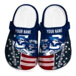 personalized creighton bluejays star spangled side pattern clog best selling