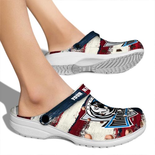 personalized dallas mavericks patriotic stripes clog fashion forward