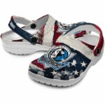 personalized dallas mavericks patriotic stripes clog best selling
