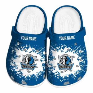 personalized dallas mavericks splatter background clog best selling