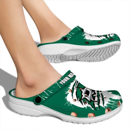 personalized dallas stars splash motif background clog fashion forward