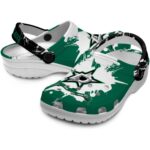 personalized dallas stars splatter pattern clog best selling