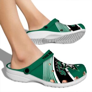 personalized dallas stars vibrant dual tone clog fashion forward