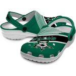 personalized dallas stars vibrant dual tone clog best selling