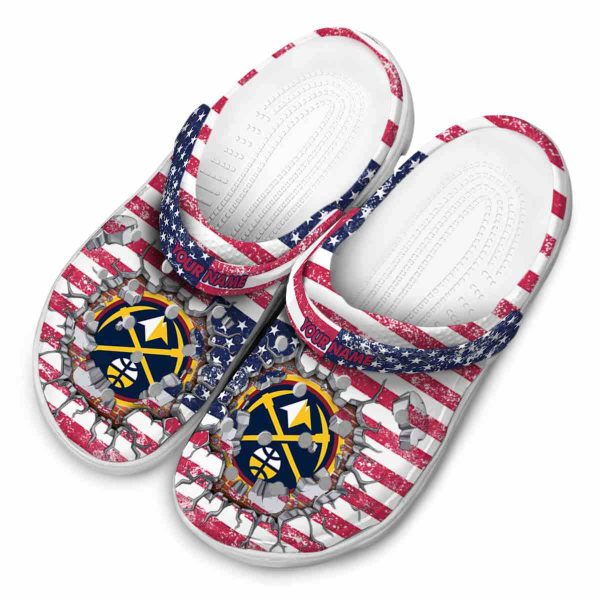 personalized denver nuggets freedom splinter clog latest model